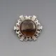 Malcolm Gray Ortak Agate Silver Brooch