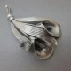 NE From vintage silver boquet brooch