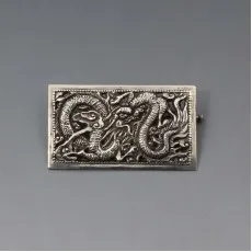 Sterling Silver Snake Design Brooch