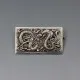 Oriental Silver Snake Design Brooch