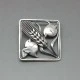 Georg Jensen Sterling Silver Double Bird Brooch designed by Arno Malinowski