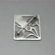 Georg Jensen Sterling Silver Double Bird Brooch designed by Arno Malinowski