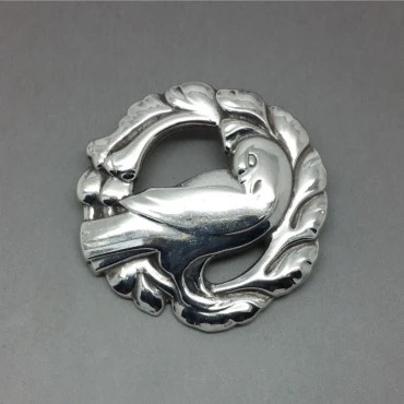 Georg Jensen Sterling Silver Dove Brooch