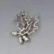 Anton Michelsen Acorns Brooch