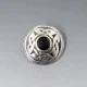 Black Onyx Celtic Silver Brooch