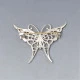 Sterling Silver Butterfly Brooch