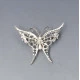 Sterling Silver Butterfly Brooch