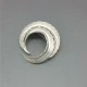Kollmar and Jourdan Modernist Silver Leaf brooch