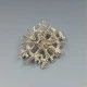 Studio Else and Paul Silver Modernist Brooch