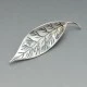 David Andersen Norway Silver Leaf Brooch