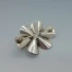 BEA Sterling Silver Flower Brooch