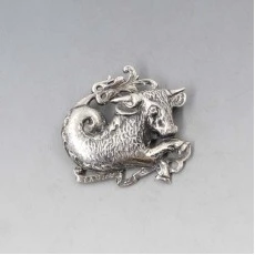 Guglielmo Cini Taurus Zodiac Brooch