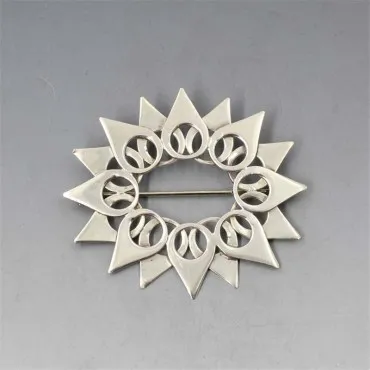 John David Harty Silver Brooch 