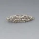 Uno A Erre Silver Modernist Brooch
