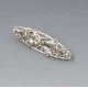 Uno A Erre Silver Modernist Brooch
