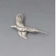 Sterling Silver Grouse Brooch