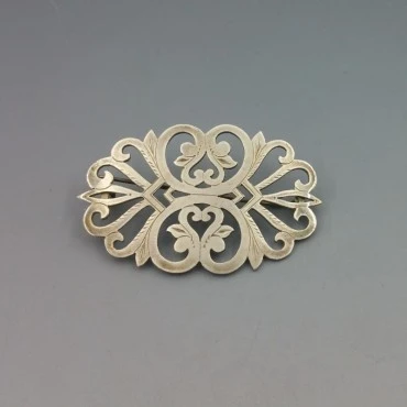 Holger Fischer Denmark Art Deco Silver Brooch