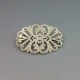 Holger Fischer Denmark Art Deco Silver Brooch