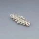 Herman Siersbol Aurora Borealis Silver Flower Brooch