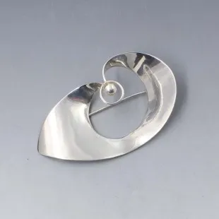 Gordon William Stevens Silver Brooch