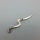 Jorgen Jensen Modernist Silver Abstract Brooch
