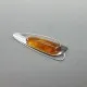  FISCHLAND Germany Amber Modernist Brooch