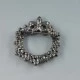 Crystal Wreath Flower Brooch
