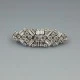 Art Deco Style Crystal Brooch