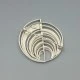  Kordes and Lichtenfels Silver Modernist Brooch
