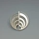  Kordes and Lichtenfels Silver Modernist Brooch
