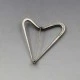 Bent Knudsen Silver Heart Brooch