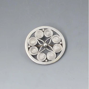 Alexis Godtbergsen, Denmark 830 Silver Brooch