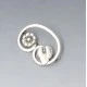 Frantz Hingelberg Denmark 830 Silver Brooch