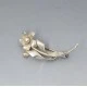  John Lauritzen Silver Flower Brooch