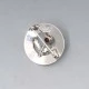 Ward Brothers Silver Thistle Brooch