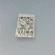 Jeroen Krabbe Modernist Handmade Silver Brooch 