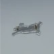 Modernist Sterling Silver Dog Brooch