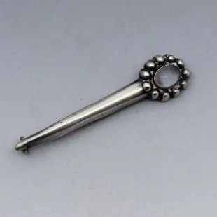 Moonstone 830 Silver Bar Brooch