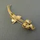 Ecco Rolled Gold Vintage Tulip Bouquet Brooch