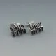 Modernist Solid Sterling Silver Cufflinks