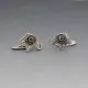 Danish Silver Elephant Cufflinks