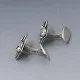 Hugo Grun, Denmark  830 Silver Cufflinks