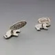  Carlsberg Elephant Silver Cufflinks