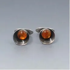 NE From Silver Cufflinks