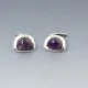 Viggo Wollny Amethyst Silver Cufflinks