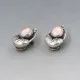 Georg Jensen Rose Quartz Silver Earrings 2003