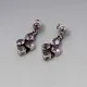 Amethyst and Silver Earrings