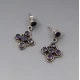 Iolite and Sterling Silver Earrings