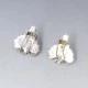 Herman Siersbol Silver Berries Earrings