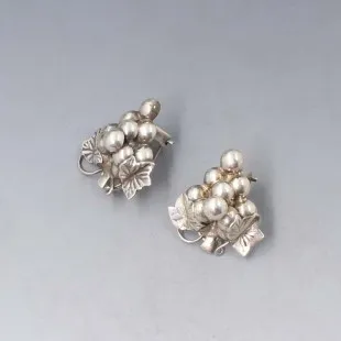 Herman Siersbol Silver Berries Earrings